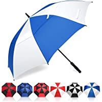 Eono by Amazon - Paraguas de Golf Resistente al Viento con Doble Tela y Sistema de Apertura automático- Antiviento…
